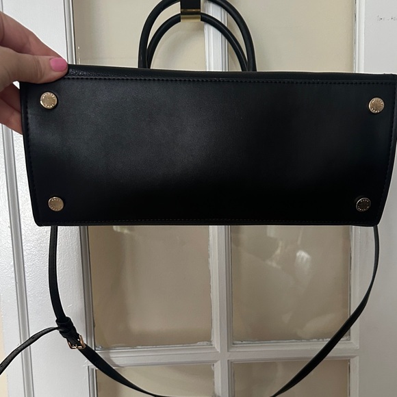Michael Kors Black Satchel with Gold Accents - Picture 4 of 6